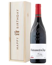 Chateauneuf Du Pape Wine Birthday Gift