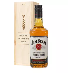 Jim Beam Kentucky Bourbon Whiskey Fathers Day Gift In Wooden Box
