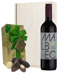 Wine and Chocolate Gift Set (Malbec)