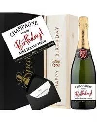 Personalised Signature Birthday Champagne