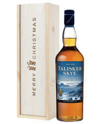 Talisker Skye Single Malt Whisky Christmas Gift In Wooden Box